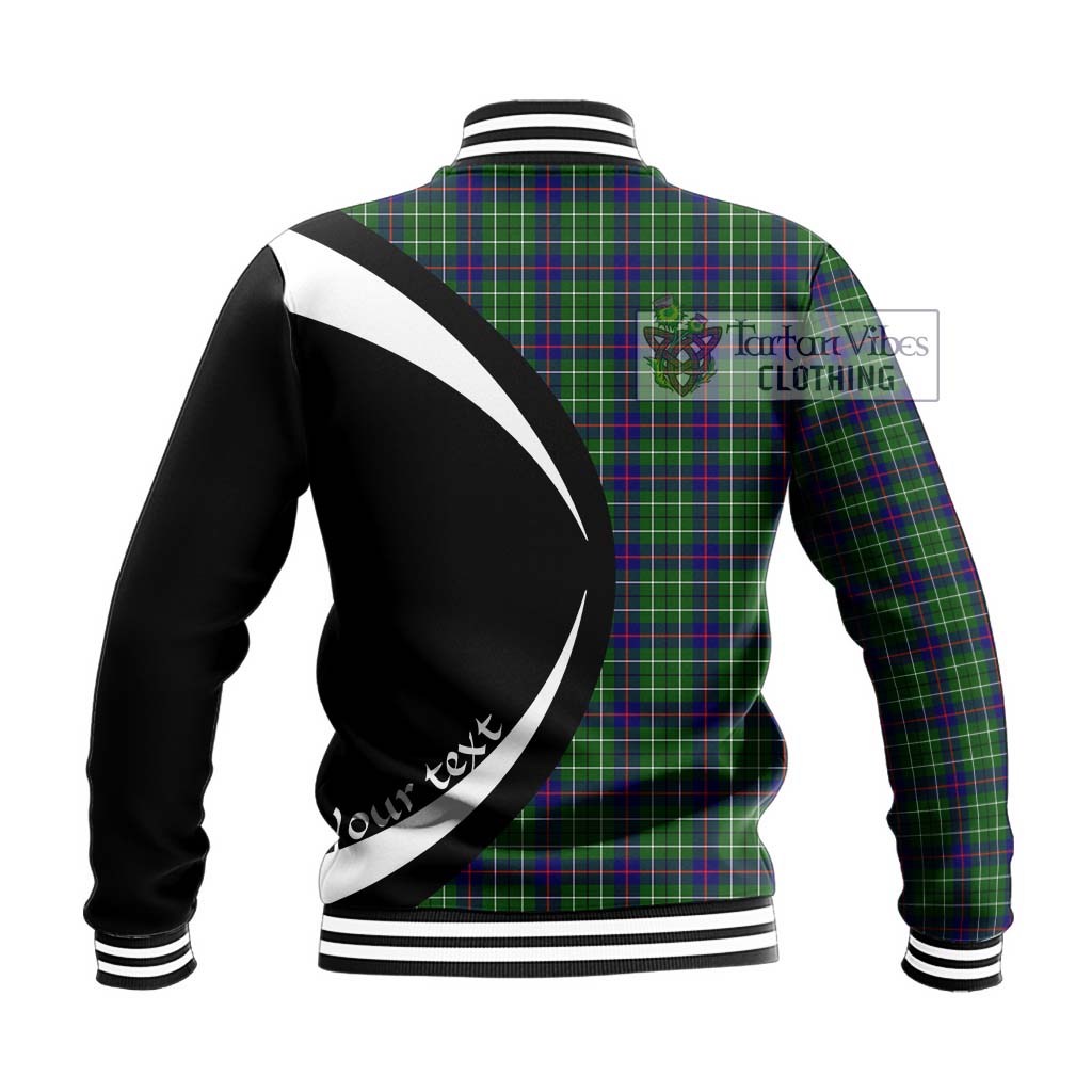 Duncan Modern Tartan Baseball Jacket with Family Crest Circle Style - Tartan Vibes Clothing