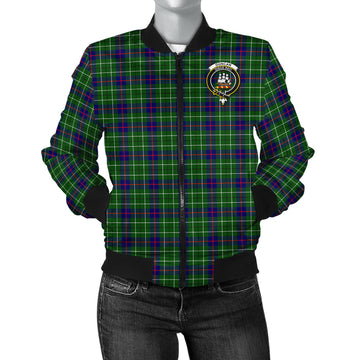 Duncan Modern Tartan Bomber Jacket with Family Crest