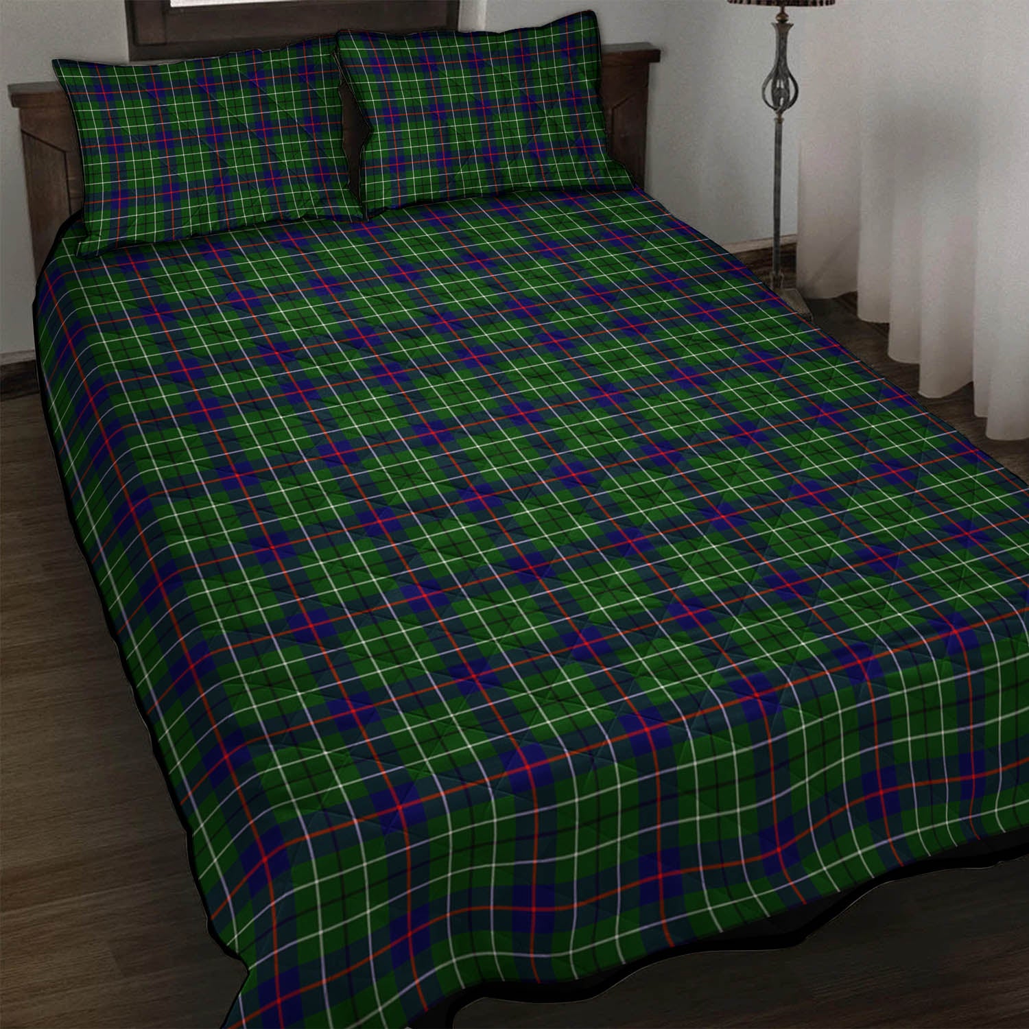 Duncan Modern Tartan Quilt Bed Set - Tartanvibesclothing
