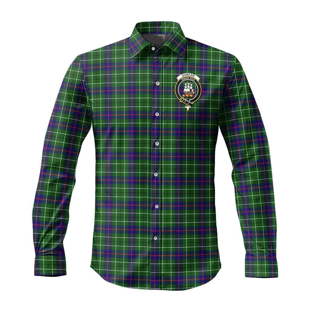 duncan-modern-tartan-long-sleeve-button-up-shirt-with-family-crest