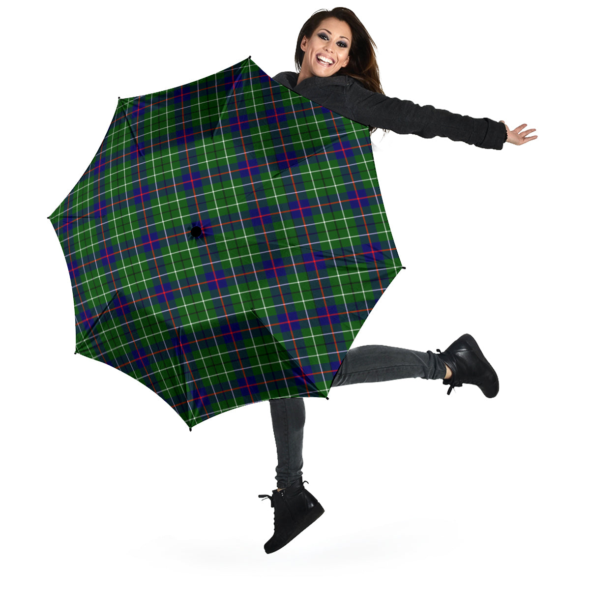 Duncan Modern Tartan Umbrella - Tartanvibesclothing