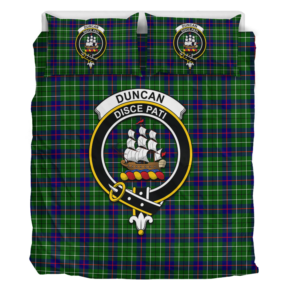 duncan-modern-tartan-bedding-set-with-family-crest