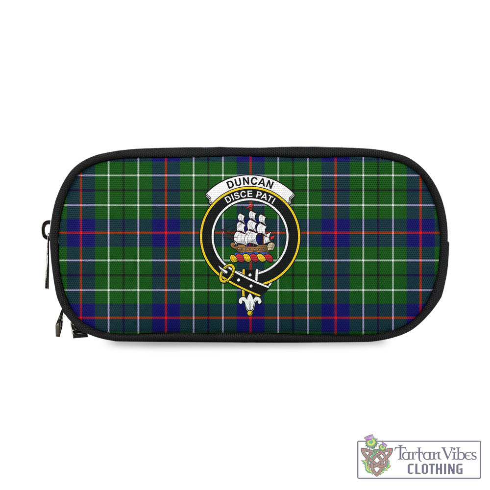 Tartan Vibes Clothing Duncan Modern Tartan Pen and Pencil Case with Family Crest