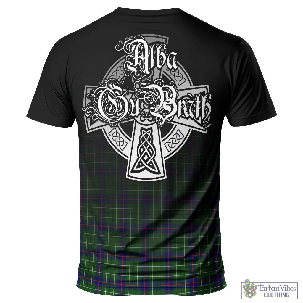 Tartan Vibes Clothing Duncan Modern Tartan T-Shirt Featuring Alba Gu Brath Family Crest Celtic Inspired