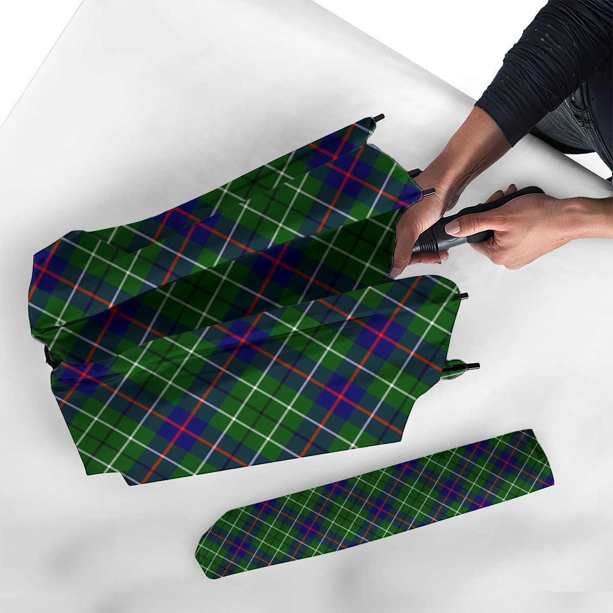 Duncan Modern Tartan Umbrella - Tartanvibesclothing