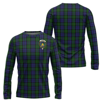 Dundas Tartan Long Sleeve T-Shirt with Family Crest