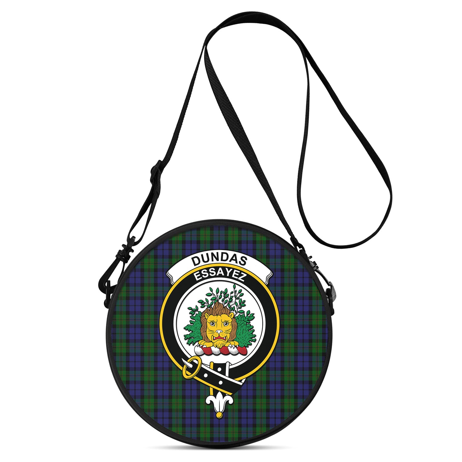 dundas-tartan-round-satchel-bags-with-family-crest