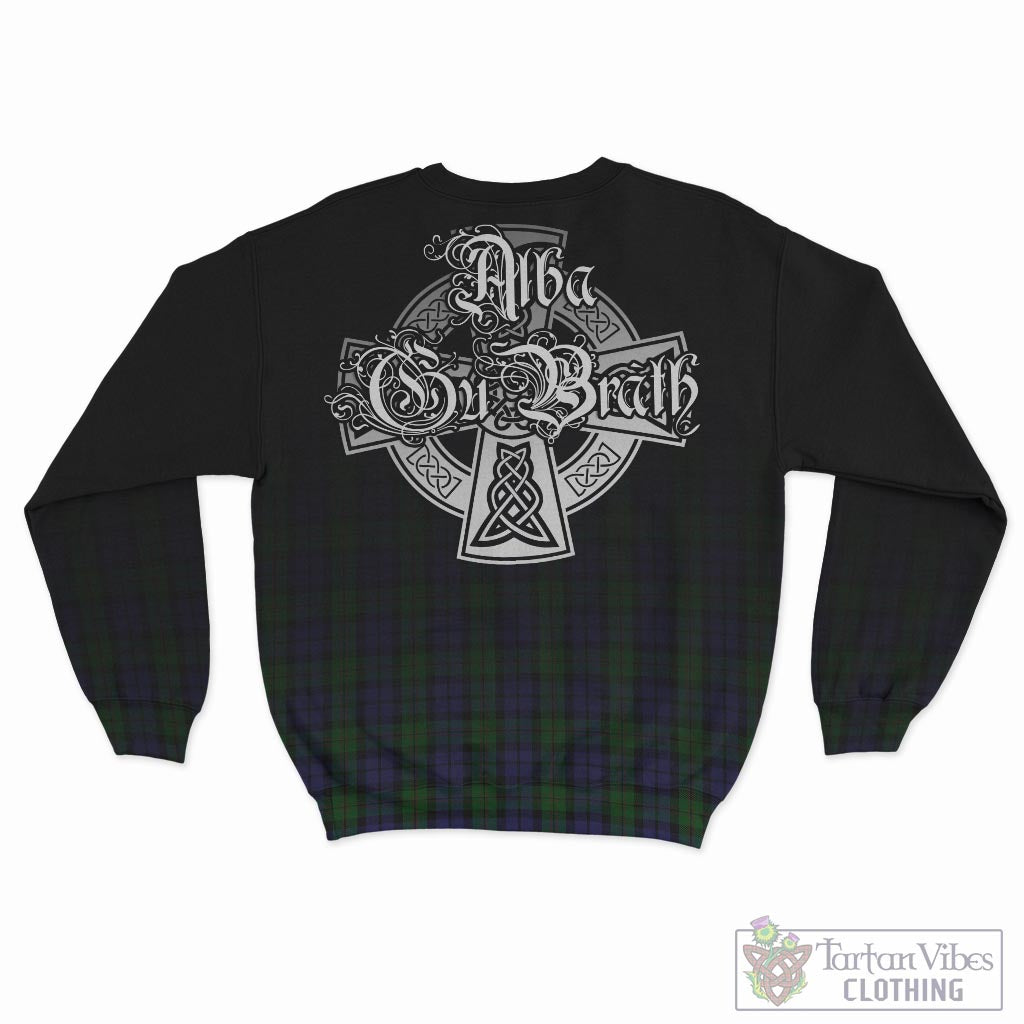 Tartan Vibes Clothing Dundas Tartan Sweatshirt Featuring Alba Gu Brath Family Crest Celtic Inspired