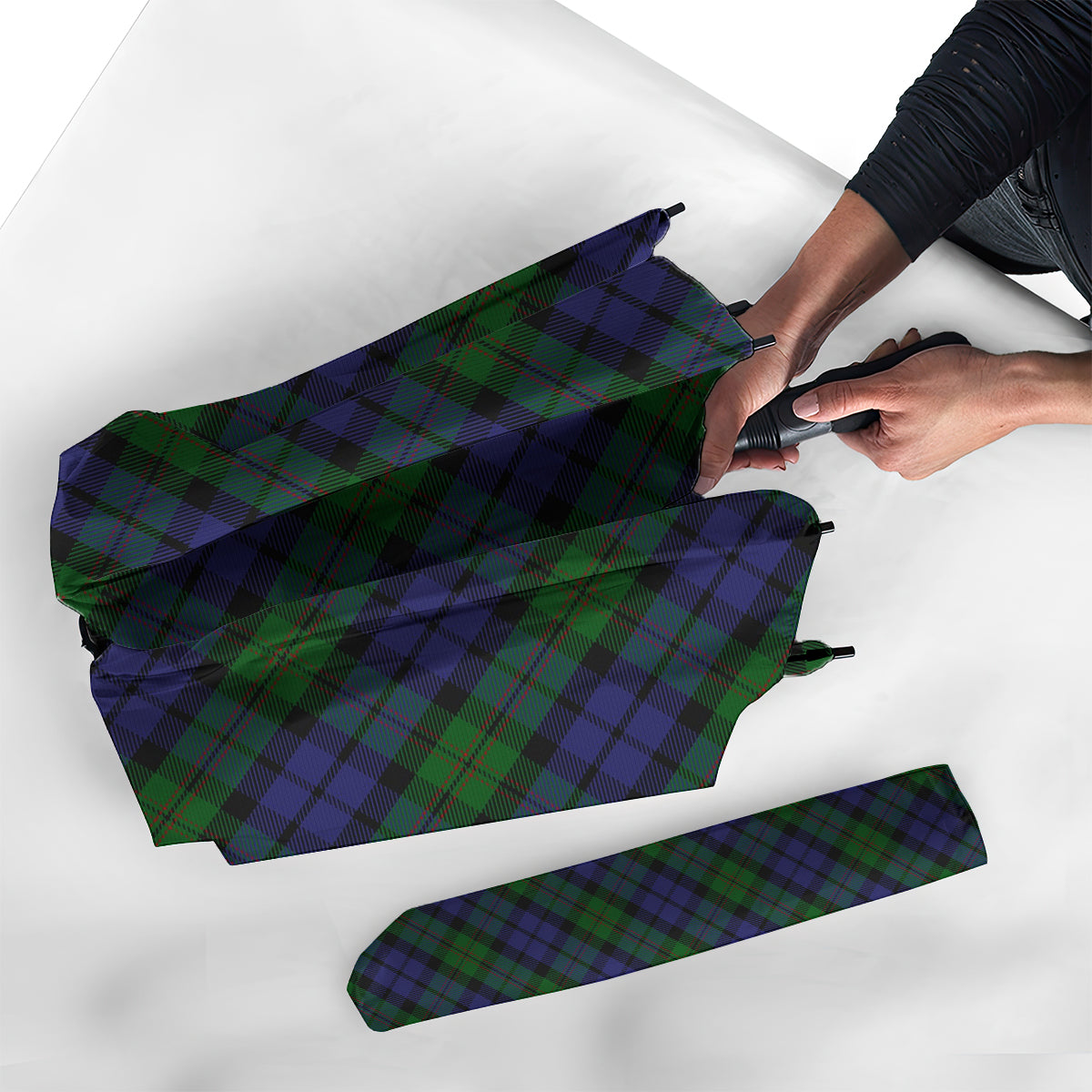 Dundas Tartan Umbrella - Tartanvibesclothing