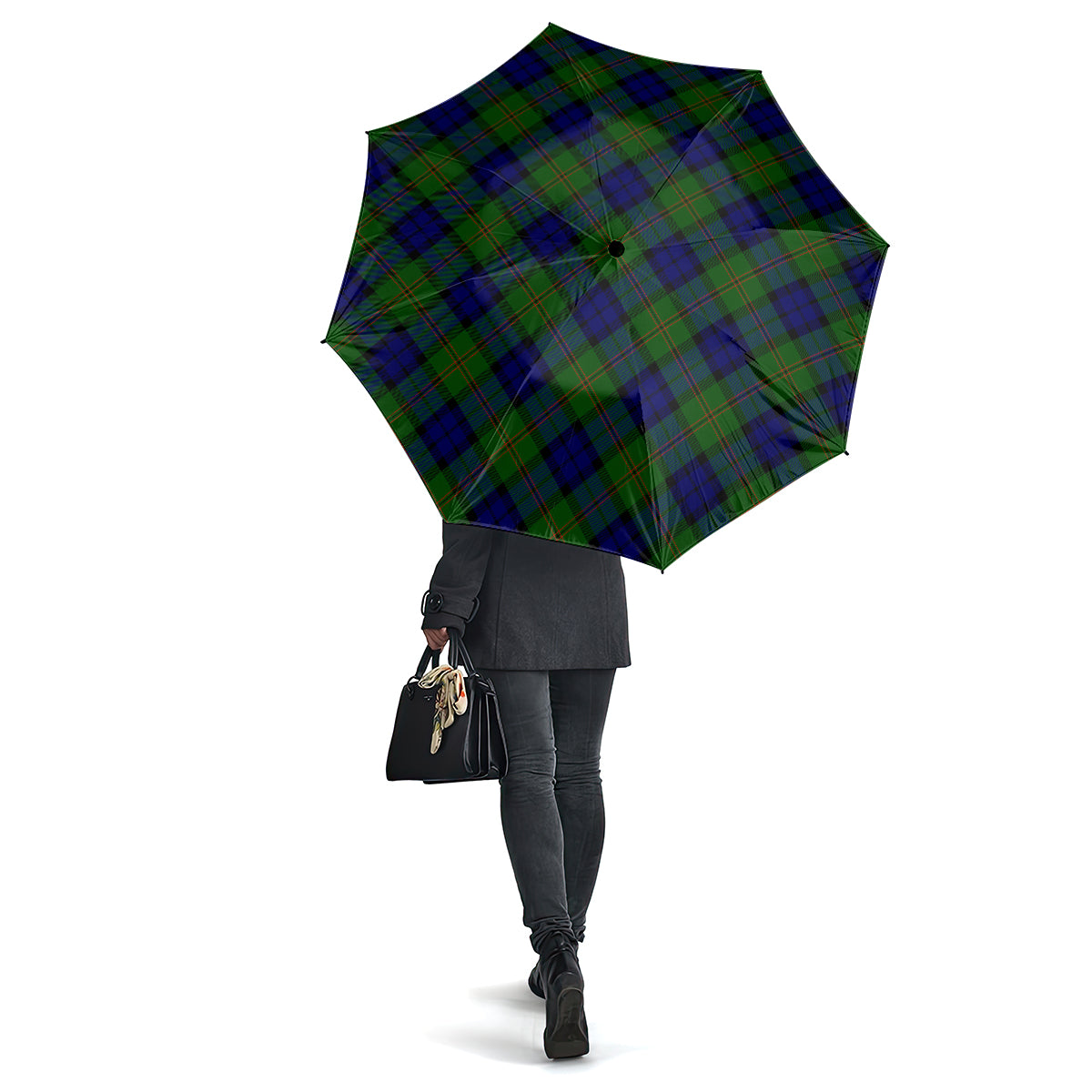 Dundas Modern Tartan Umbrella One Size - Tartanvibesclothing