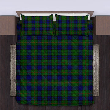 Dundas Modern Tartan Quilt Bed Set