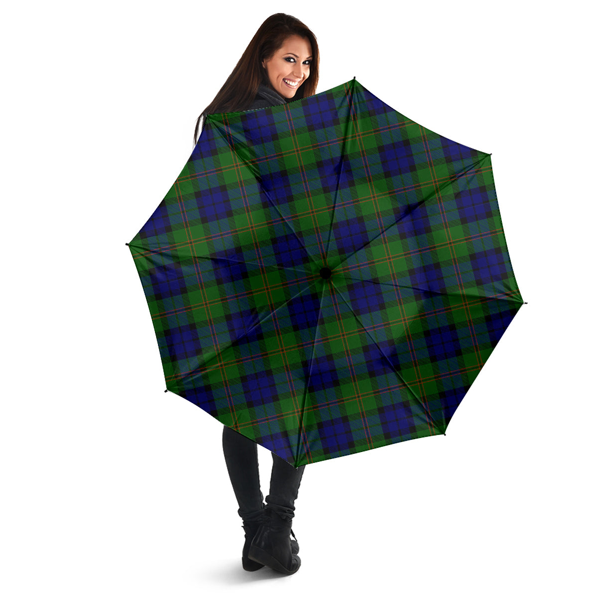 Dundas Modern Tartan Umbrella - Tartanvibesclothing