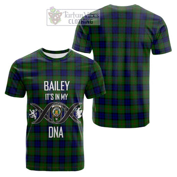 Dundas Modern Tartan Cotton T-shirt with Family Crest DNA In Me Style