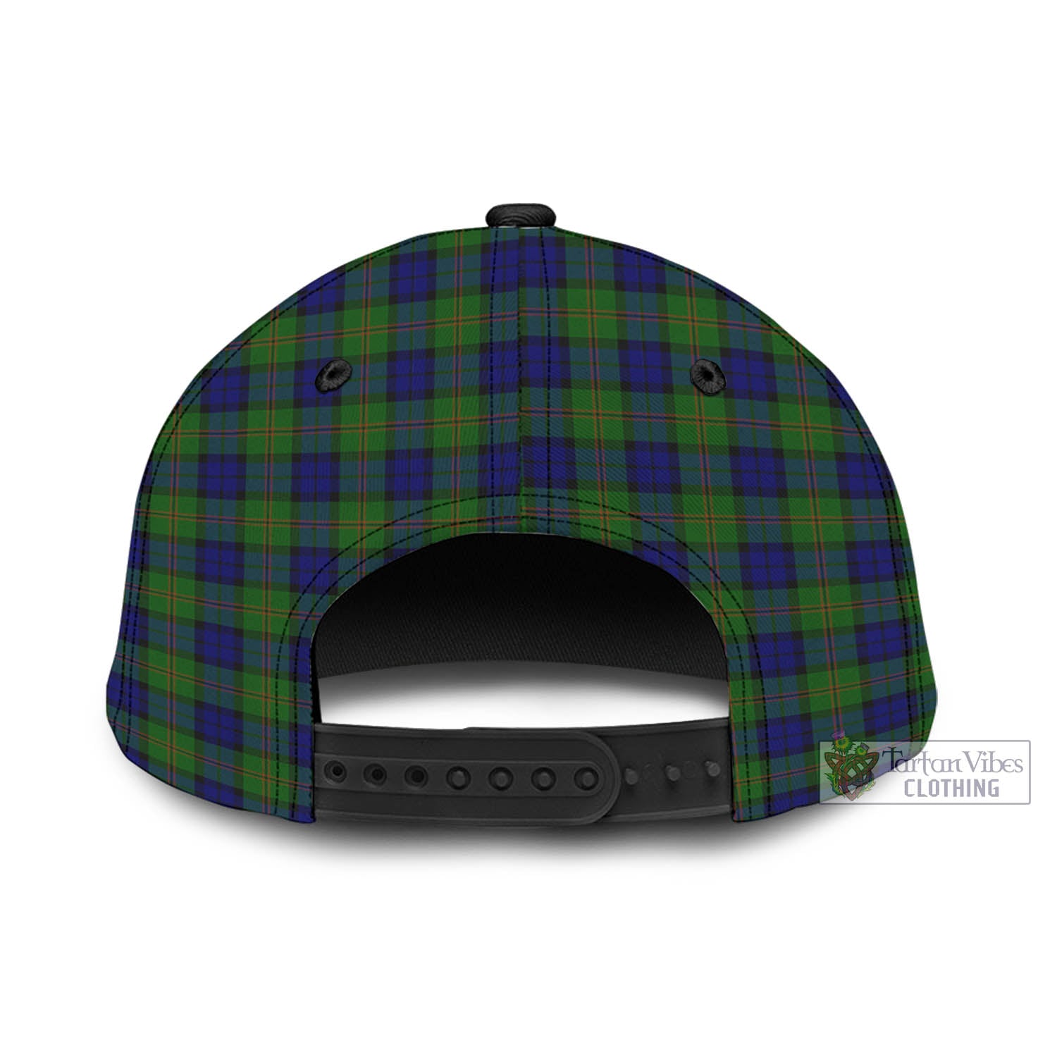 Tartan Vibes Clothing Dundas Modern Tartan Classic Cap with Family Crest In Me Style