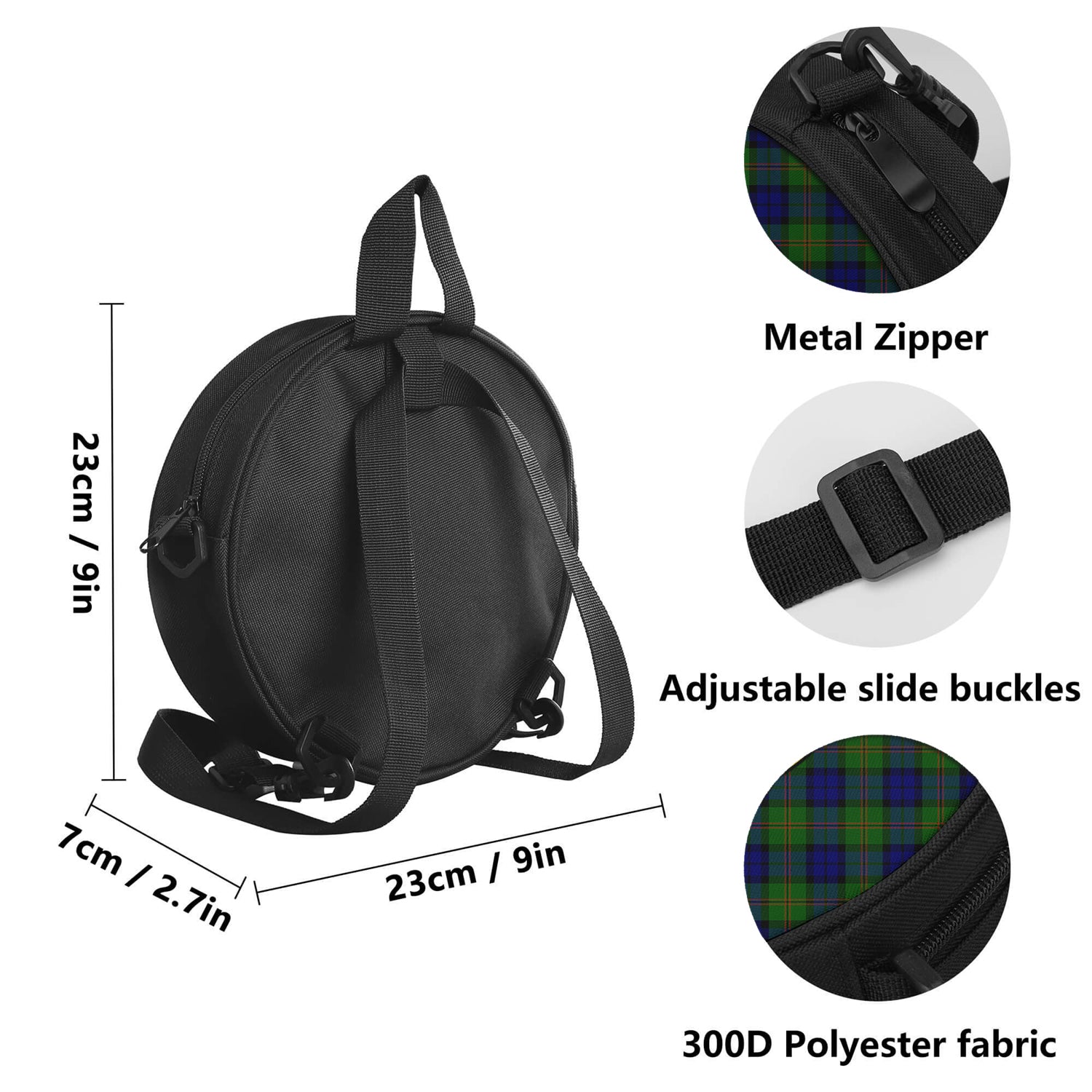 dundas-modern-tartan-round-satchel-bags-with-family-crest