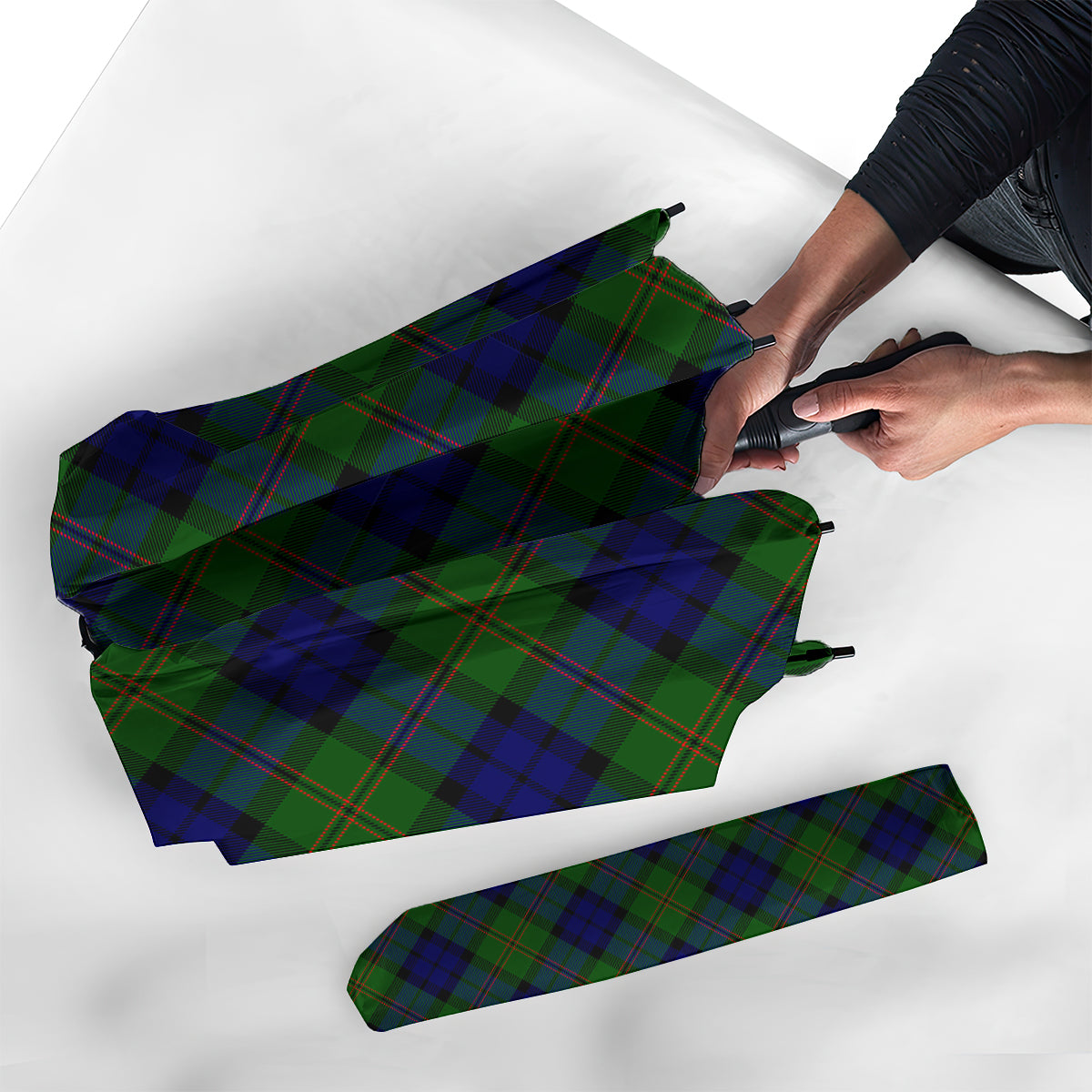 Dundas Modern Tartan Umbrella - Tartanvibesclothing