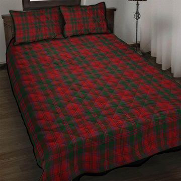 Dundas Red Tartan Quilt Bed Set