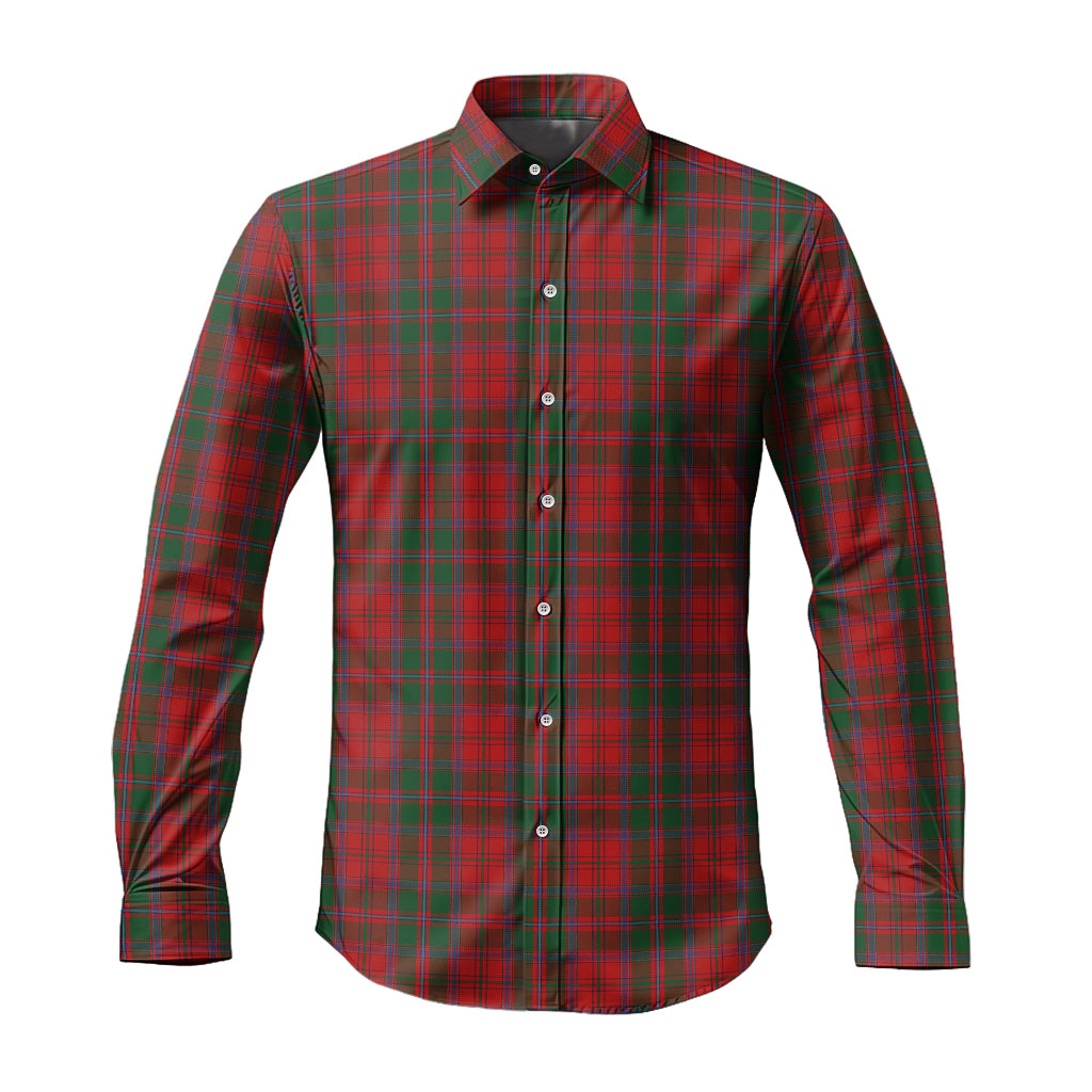dundas-red-tartan-long-sleeve-button-up-shirt