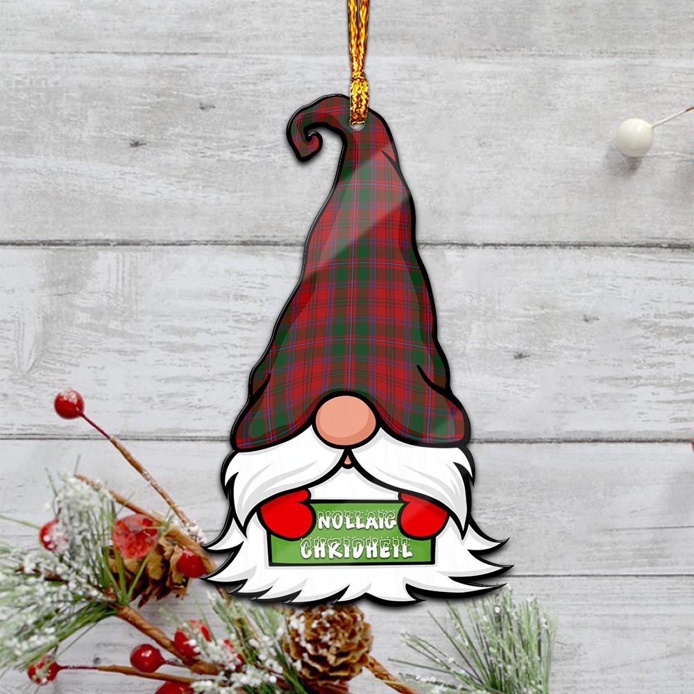 Dundas Red Gnome Christmas Ornament with His Tartan Christmas Hat - Tartan Vibes Clothing