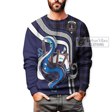 Dunlop Tartan Sweatshirt with Epic Bagpipe Style