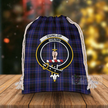 Dunlop Tartan Christmas Santa's Bag with Family Crest