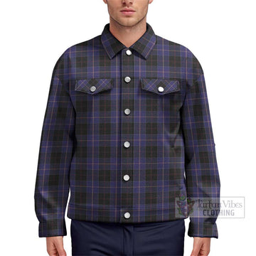 Dunlop Tartan Unisex Lapel Cotton Jacket