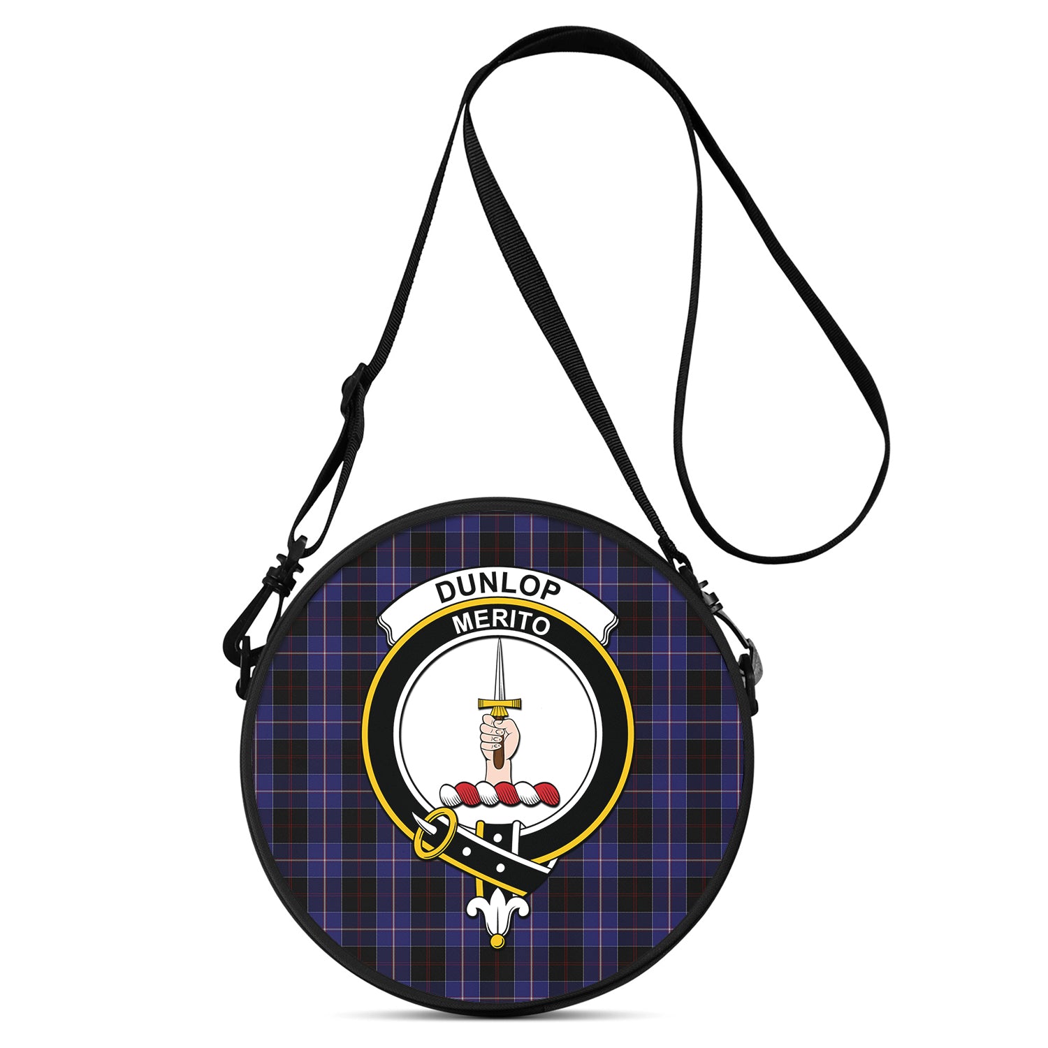 dunlop-tartan-round-satchel-bags-with-family-crest