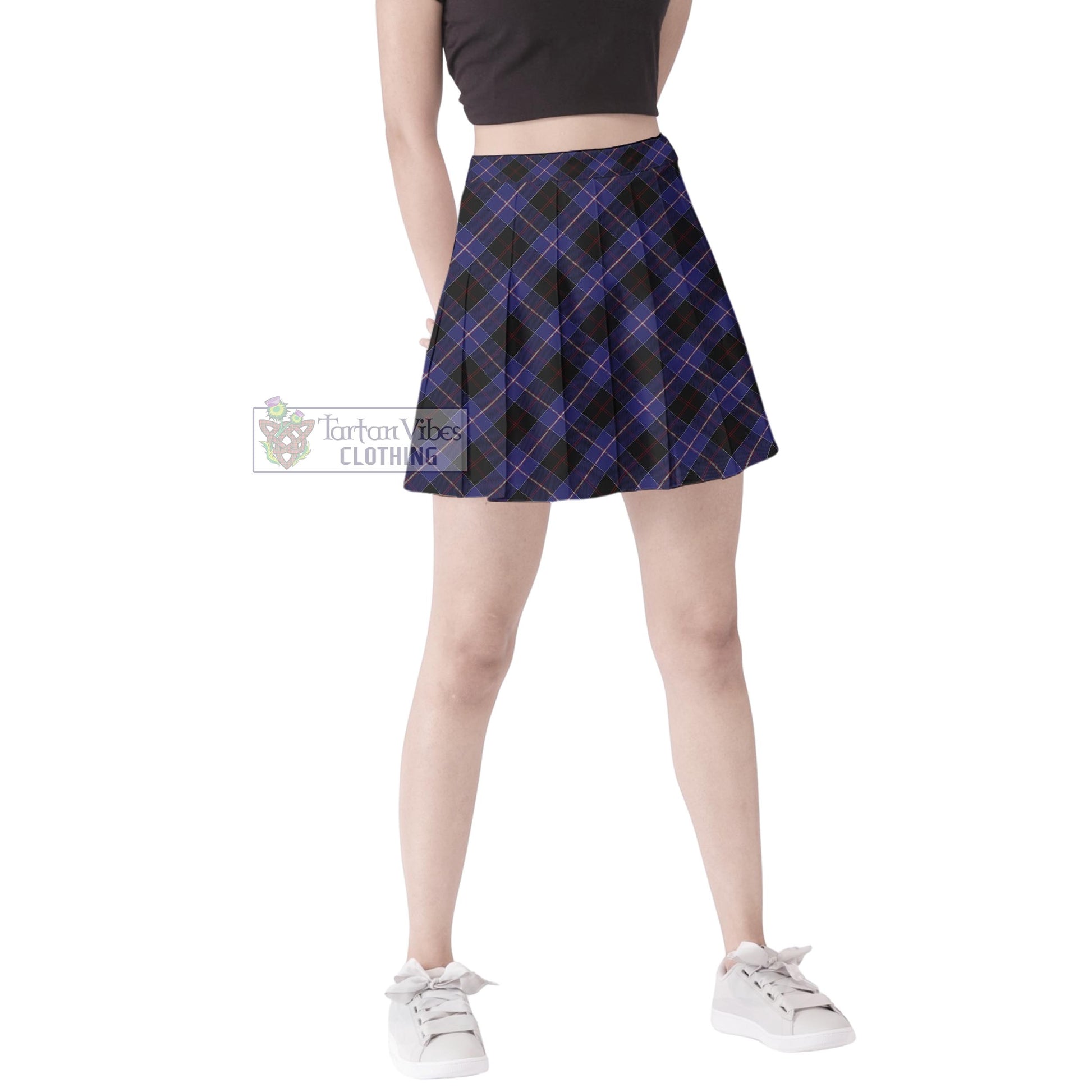 Tartan Vibes Clothing Dunlop Tartan Women's Plated Mini Skirt