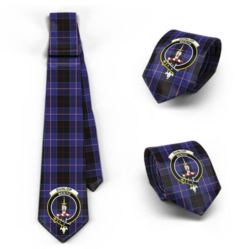 Dunlop Tartan Classic Necktie with Family Crest