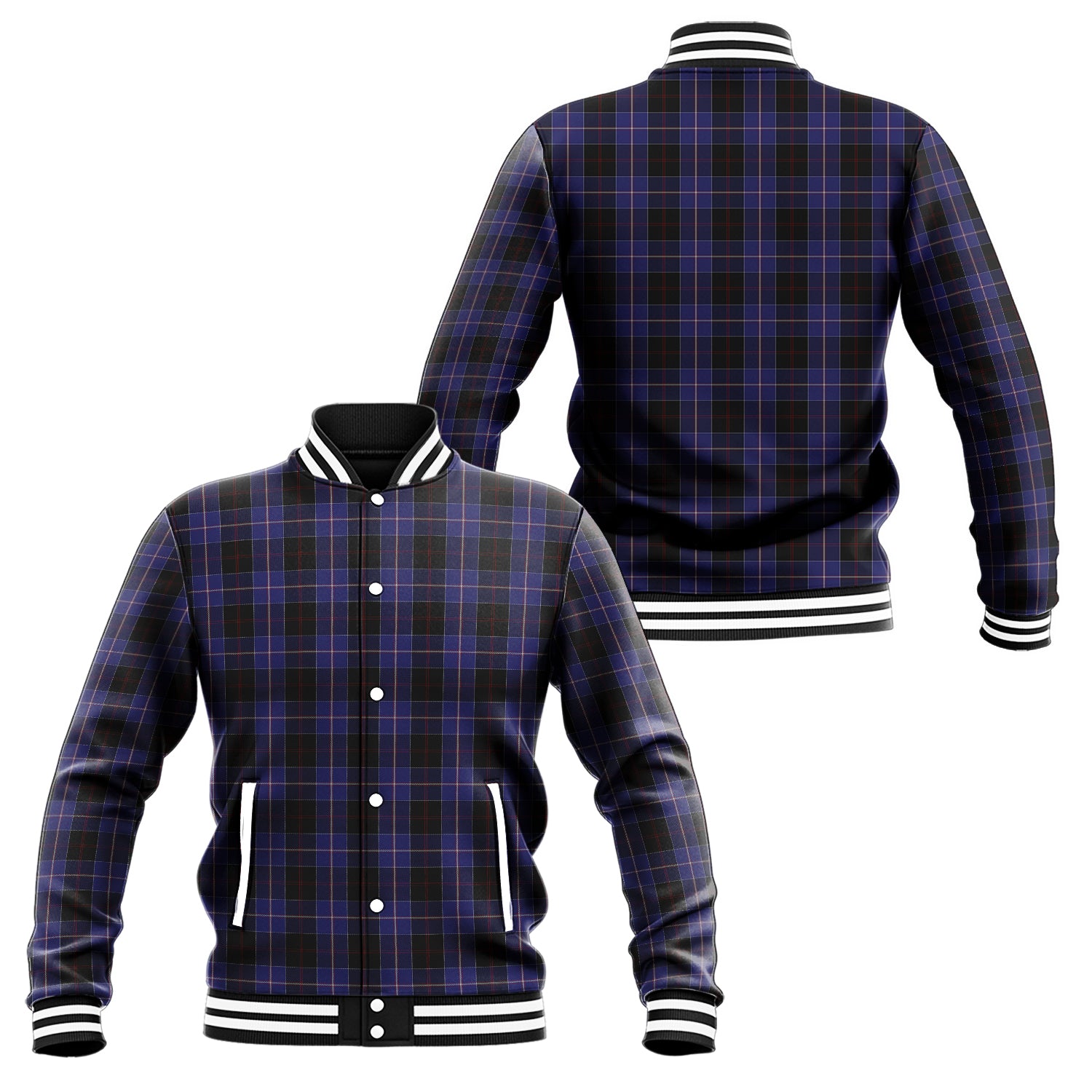 Dunlop Tartan Baseball Jacket Unisex - Tartan Vibes Clothing