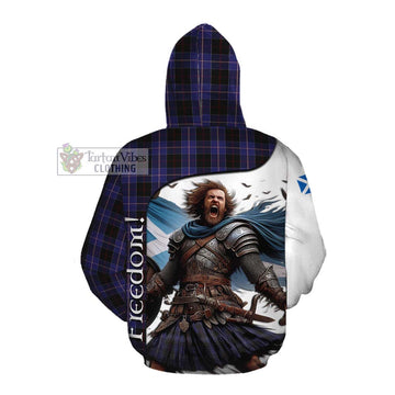 Dunlop Crest Tartan Cotton Hoodie Inspired by the Freedom of Scottish Warrior