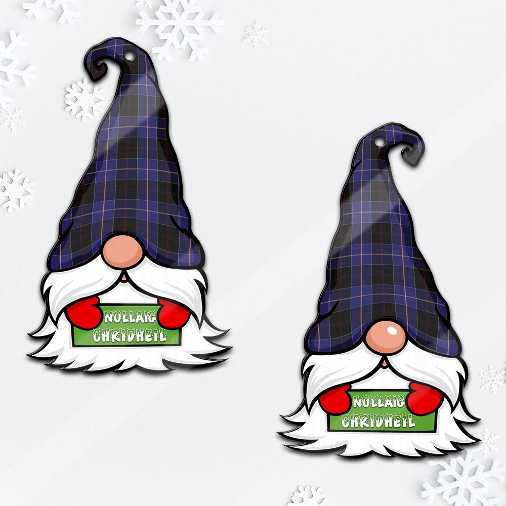 Dunlop Gnome Christmas Ornament with His Tartan Christmas Hat - Tartan Vibes Clothing