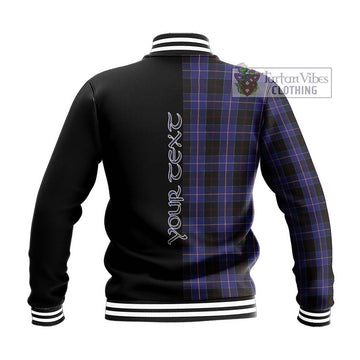 Dunlop Tartan Baseball Jacket with Family Crest and Half Of Me Style