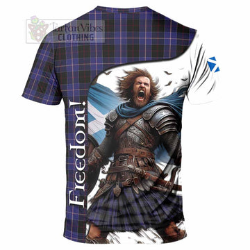 Dunlop Crest Tartan T-Shirt Inspired by the Freedom of Scottish Warrior