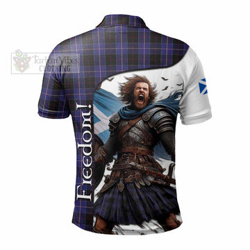 Dunlop Crest Tartan Polo Shirt Inspired by the Freedom of Scottish Warrior