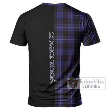 Dunlop Tartan T-Shirt with Family Crest and Half Of Me Style