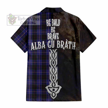 Dunlop Tartan Family Crest Hawaiian Shirt Alba Gu Brath Be Brave Lion Ancient Style - Tartan Vibes Clothing
