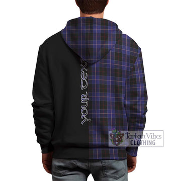 Dunlop Tartan Hoodie with Family Crest and Half Of Me Style