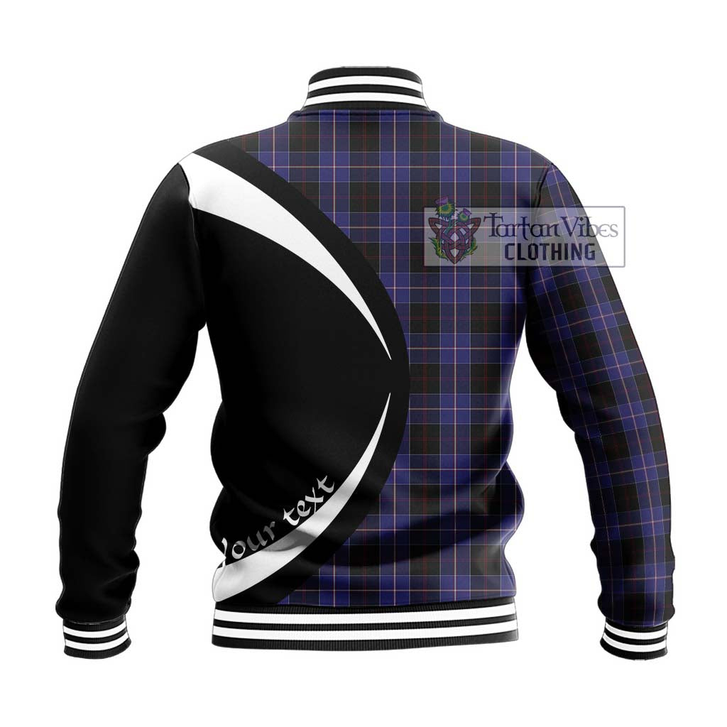 Dunlop Tartan Baseball Jacket with Family Crest Circle Style - Tartan Vibes Clothing