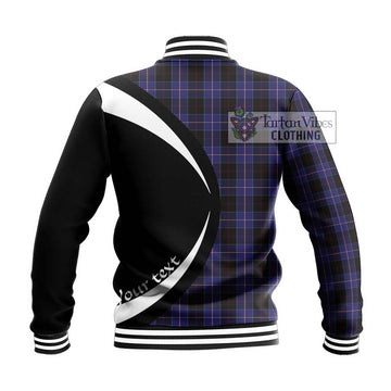 Dunlop Tartan Baseball Jacket with Family Crest Circle Style