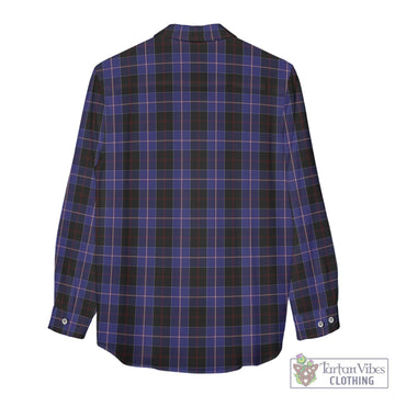 Dunlop Tartan Women's Casual Shirt with Family Crest