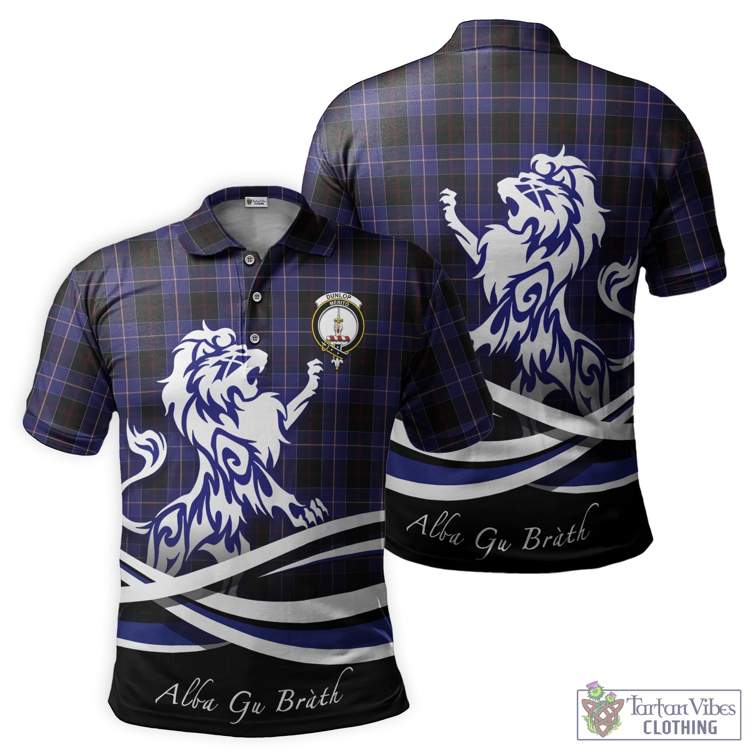 dunlop-tartan-polo-shirt-with-alba-gu-brath-regal-lion-emblem