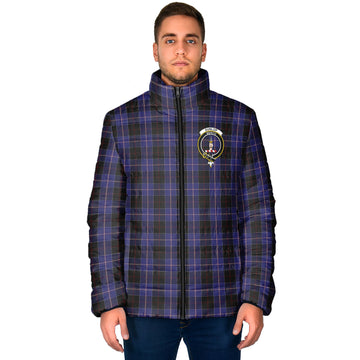 Dunlop Tartan Padded Jacket with Family Crest