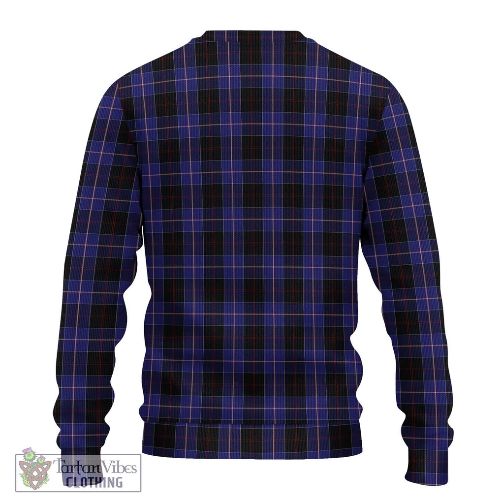 Dunlop Tartan Knitted Sweater with Family Crest DNA In Me Style - Tartanvibesclothing Shop