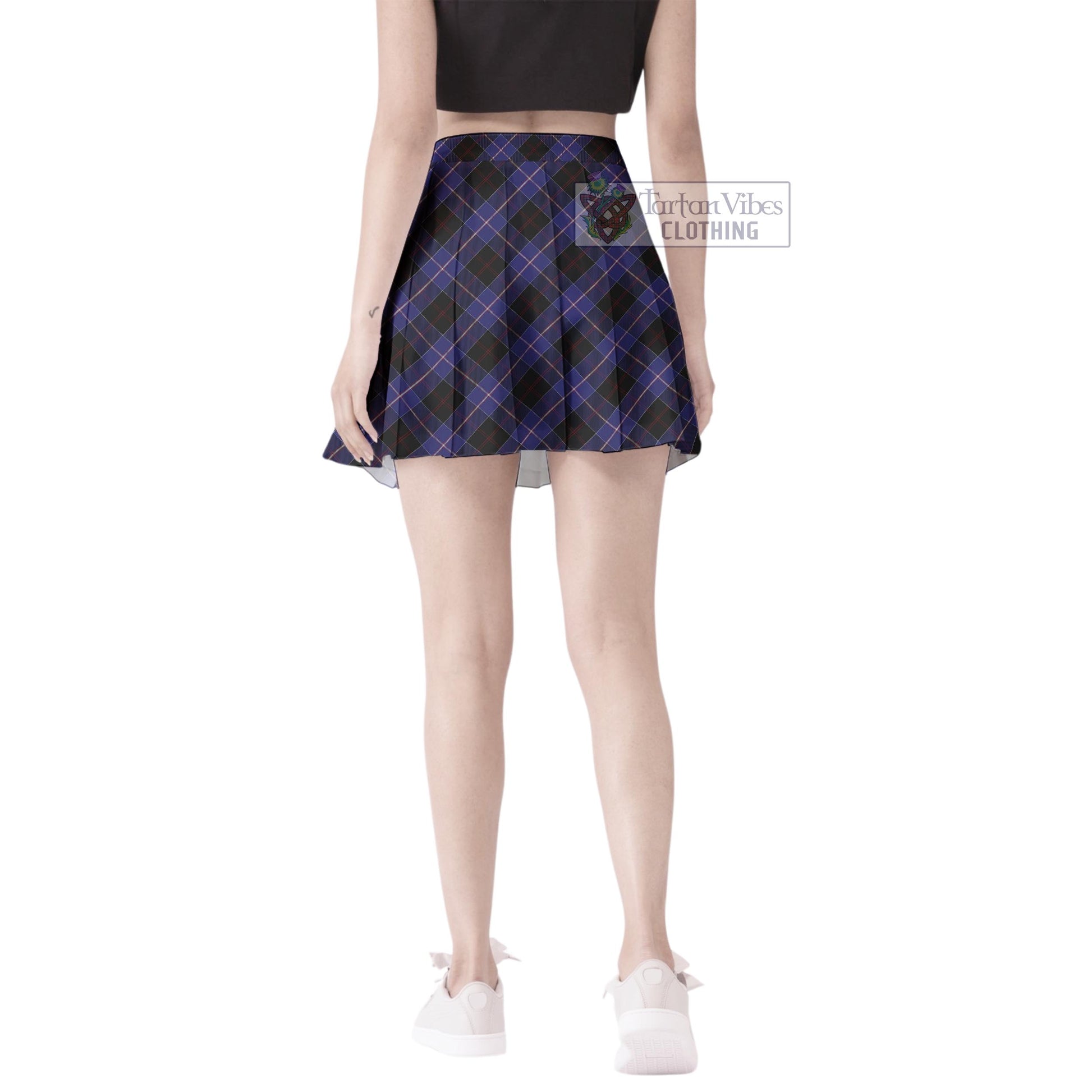 Tartan Vibes Clothing Dunlop Tartan Women's Plated Mini Skirt