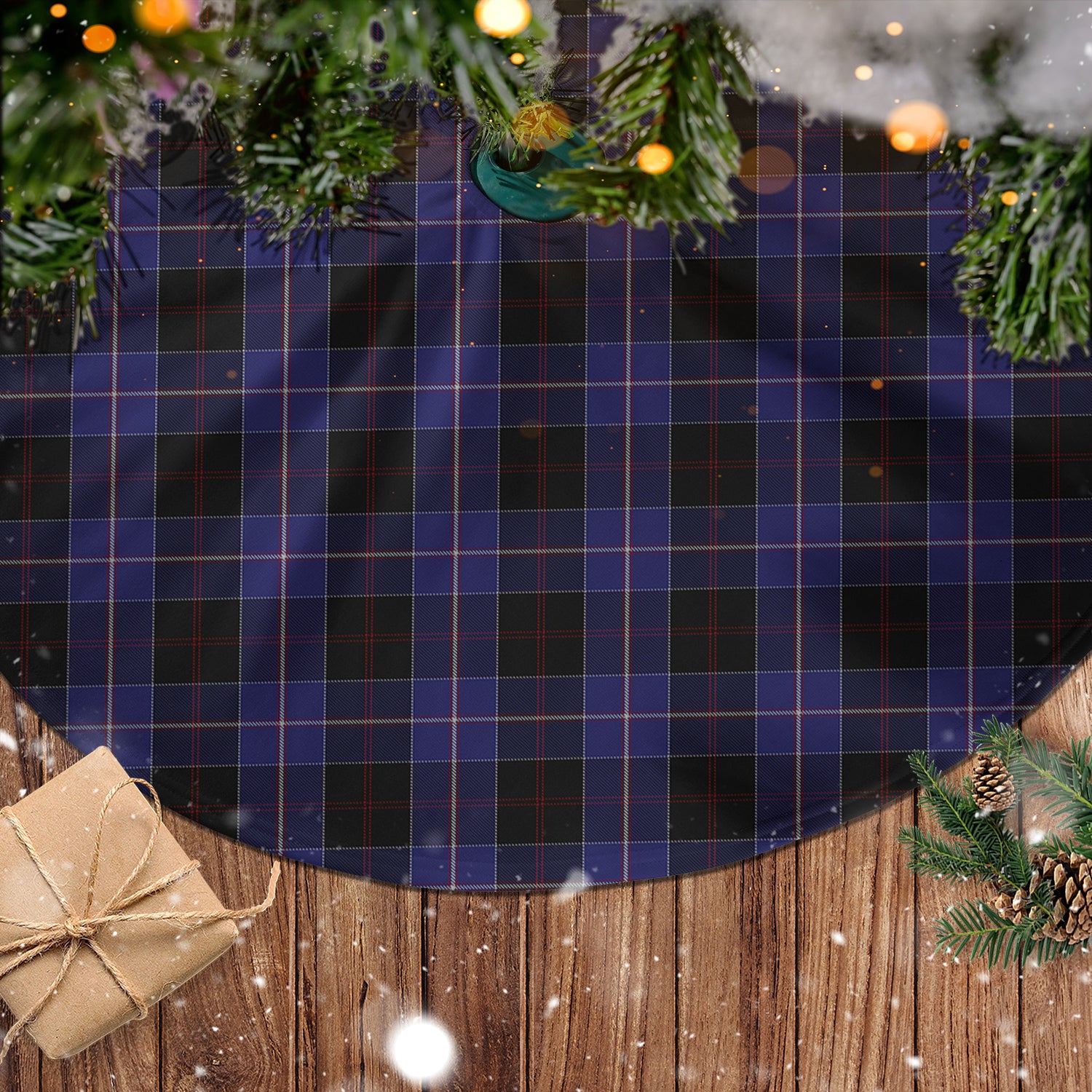 Dunlop Tartan Christmas Tree Skirt - Tartanvibesclothing