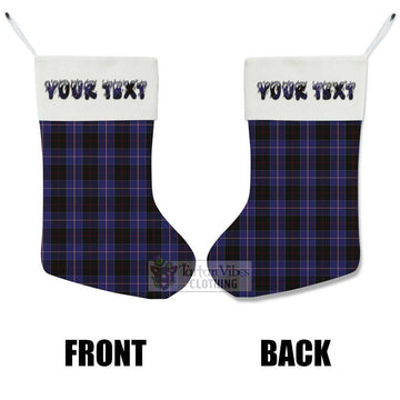 Dunlop Tartan Christmas Stocking with Personalized Text