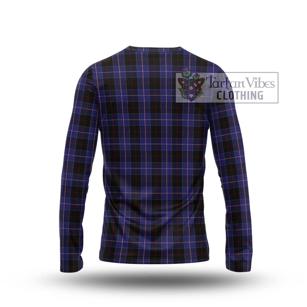 Dunlop Tartan Long Sleeve T-Shirt with Family Crest DNA In Me Style - Tartanvibesclothing Shop