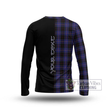 Dunlop Tartan Long Sleeve T-Shirt with Family Crest and Half Of Me Style