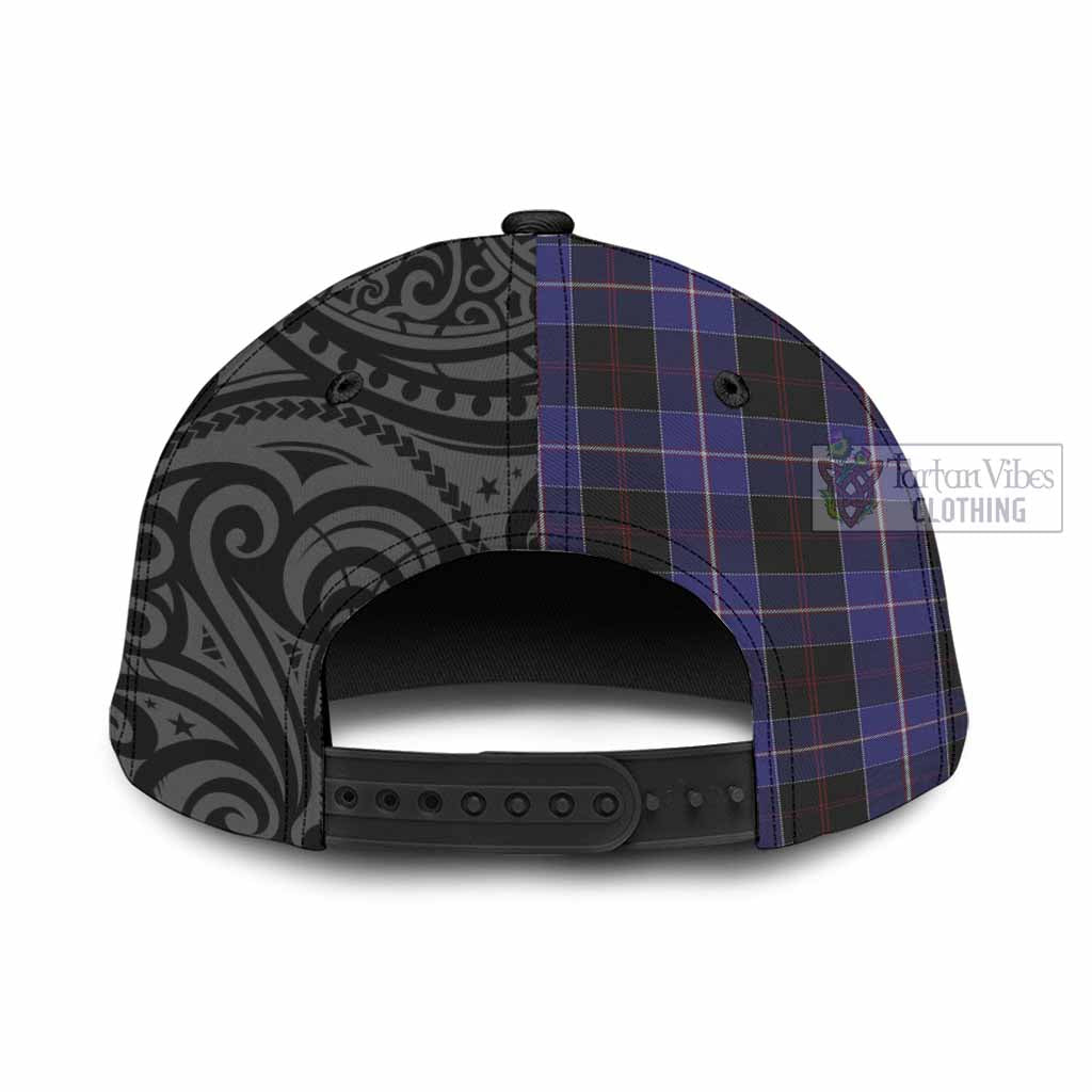 Tartan Vibes Clothing Dunlop Tartan Classic Cap with New Zealand Silver Fern Half Style